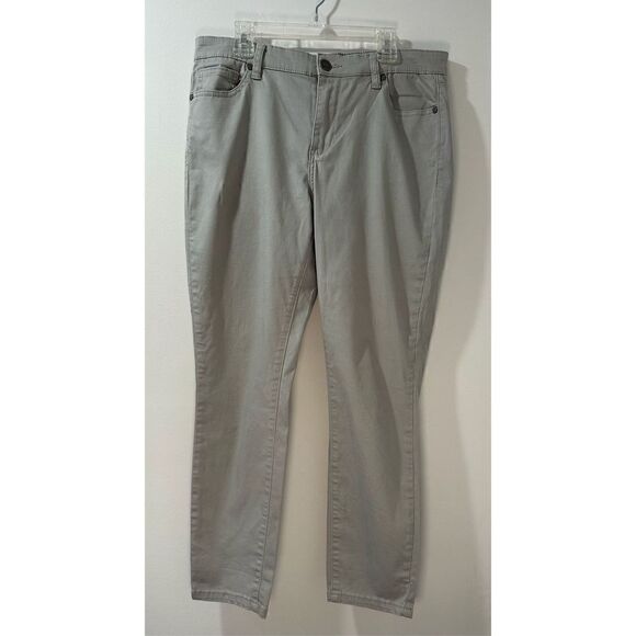 Buffalo David Bitton women’s gray mid-rise skinny stretch pants 8/29   #31-0786 - Picture 1 of 5
